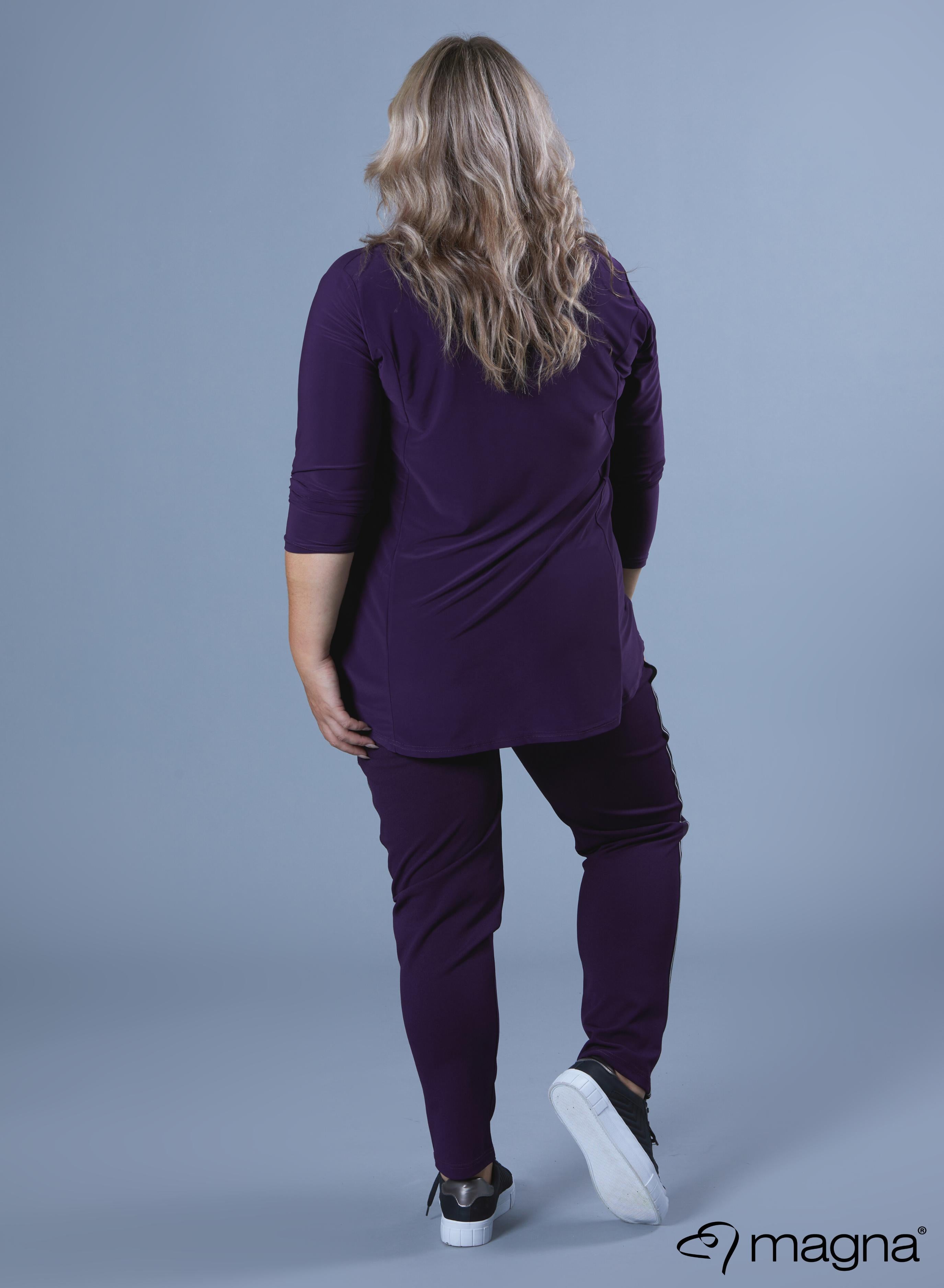 Magna V-tape Relaxed Shirt Dark Purple