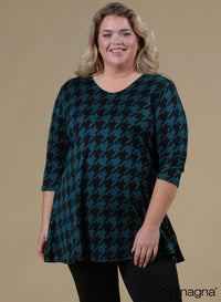 Magna Warm A-line Long Shirt / Tunic PdP Green