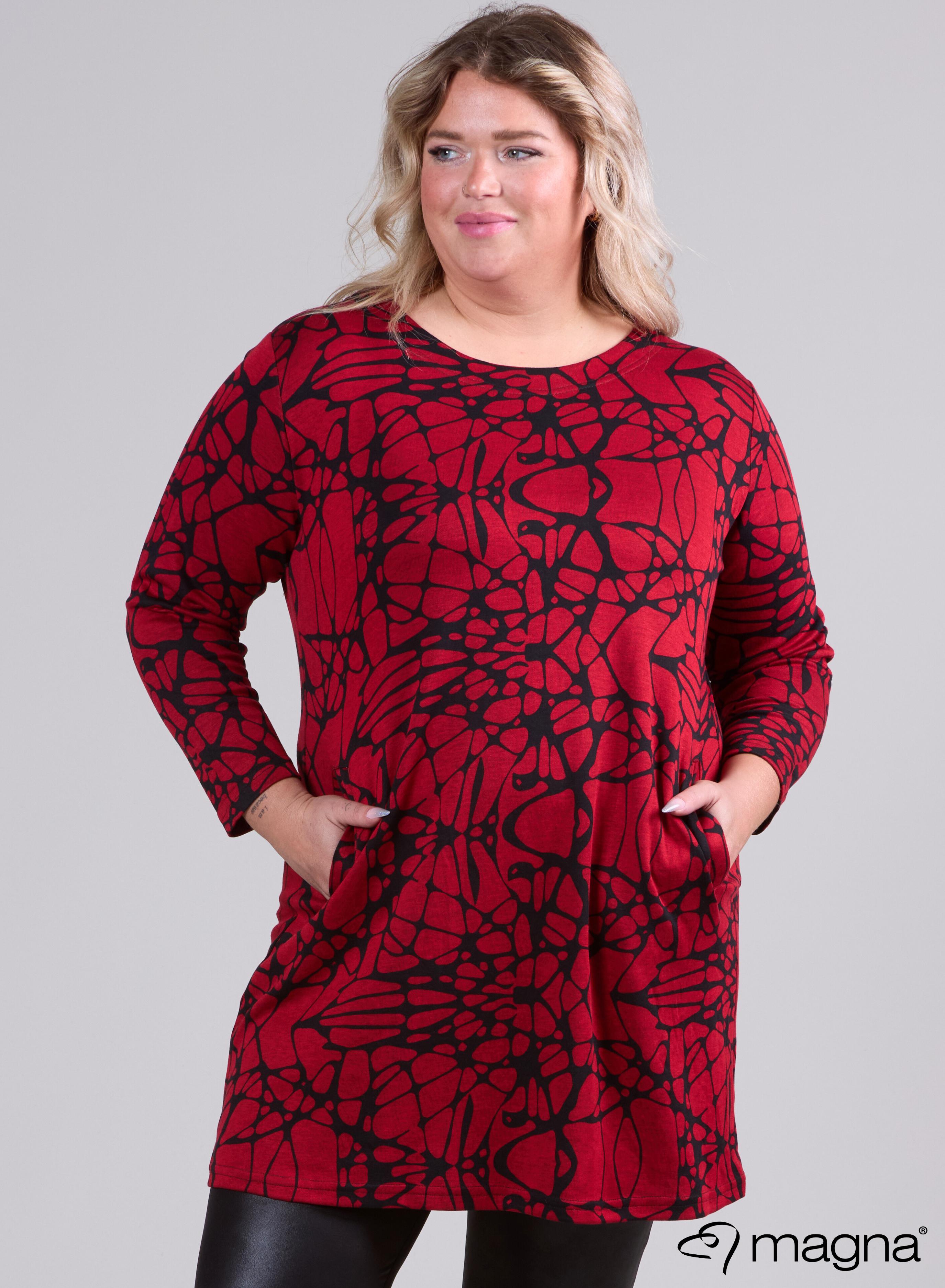 Magna Warm Pocket Tunic Pebbles DSN Red