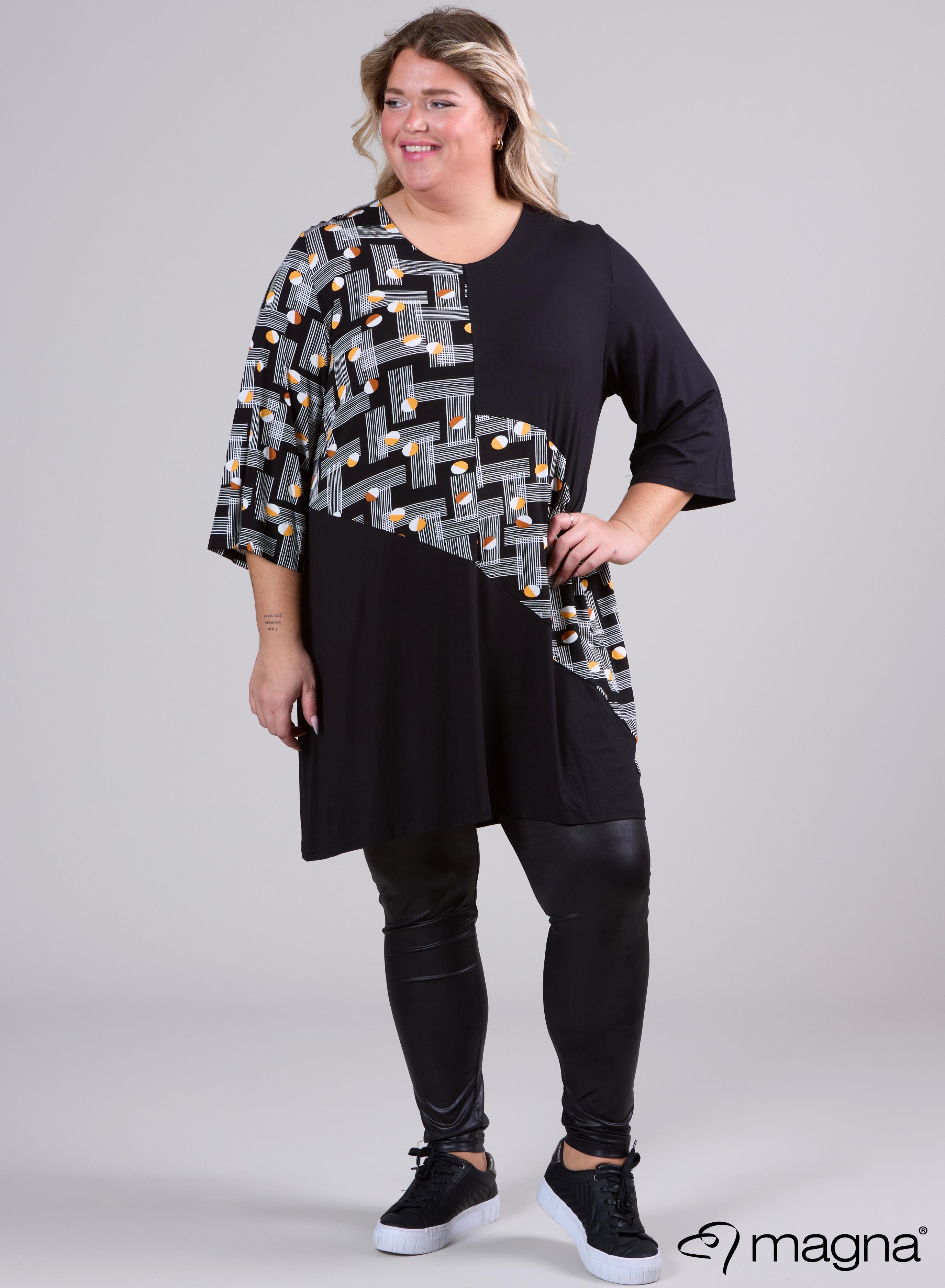 Magna Combination Tunic Lines Black / Yellow