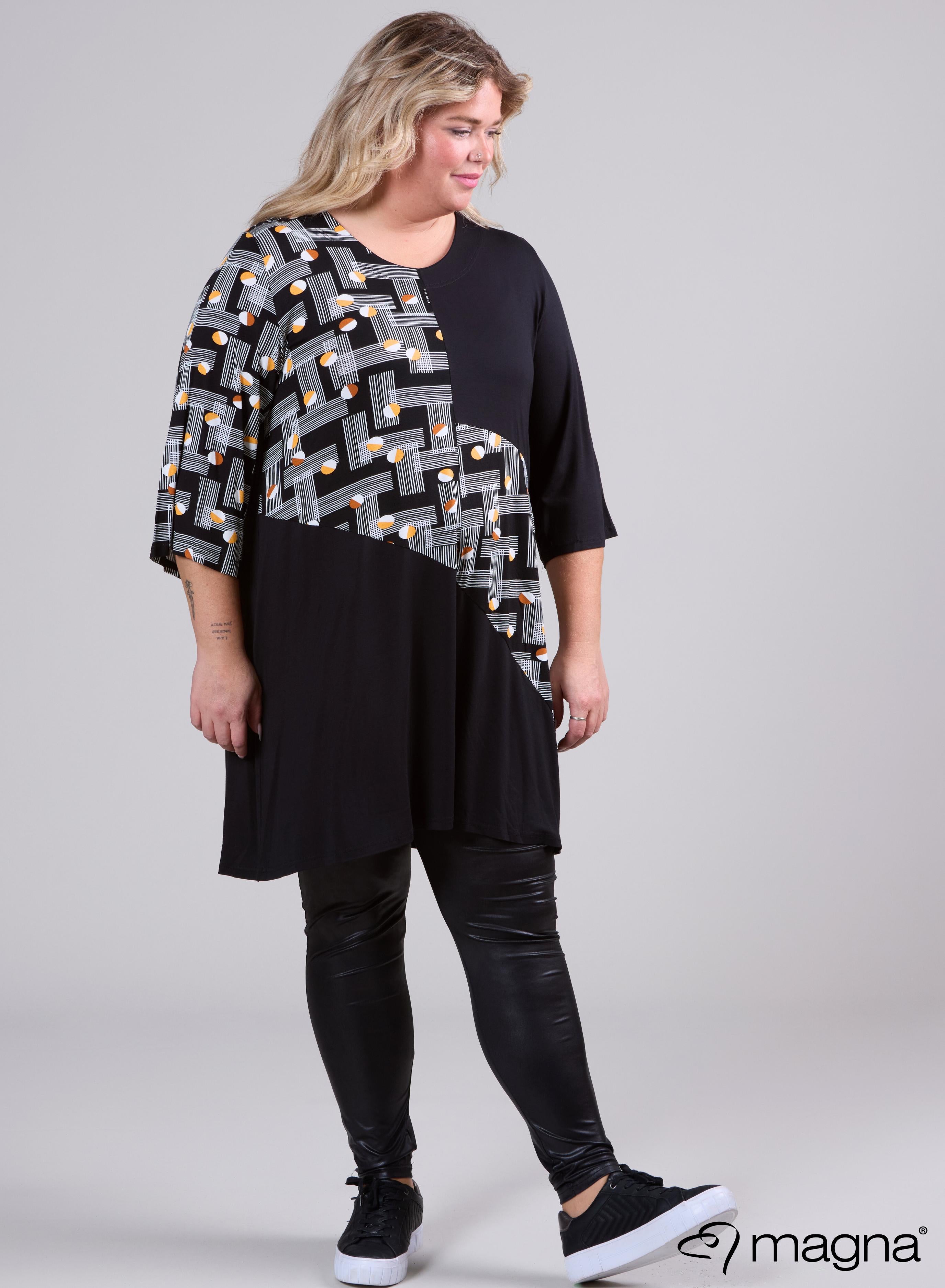 Magna Combination Tunic Lines Black / Yellow