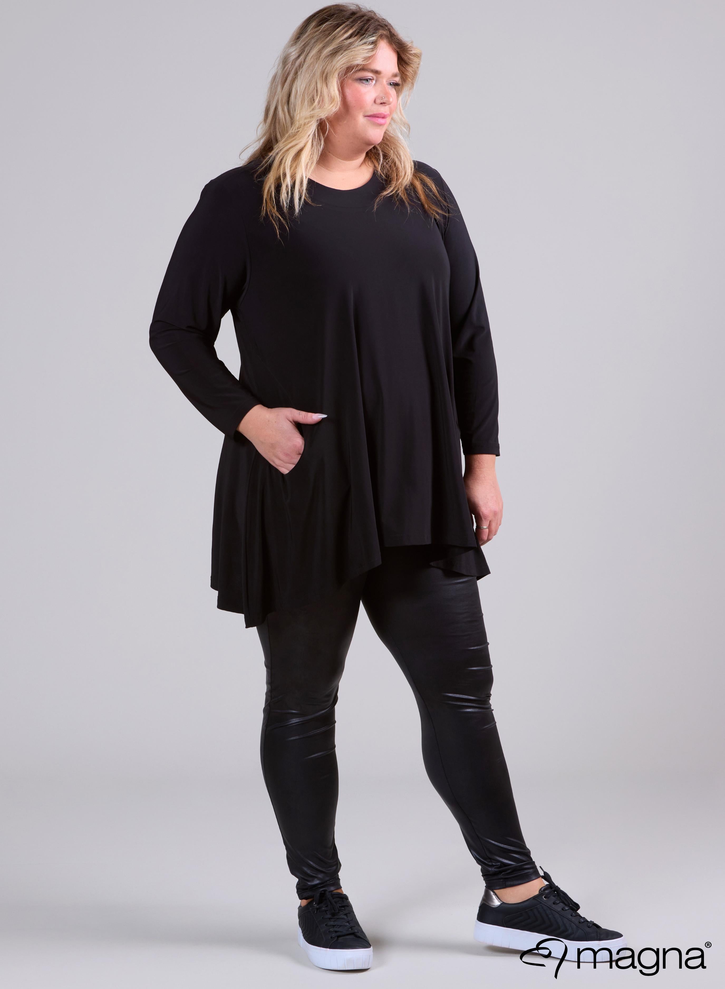 Magna Generous Pocket Tunic Black