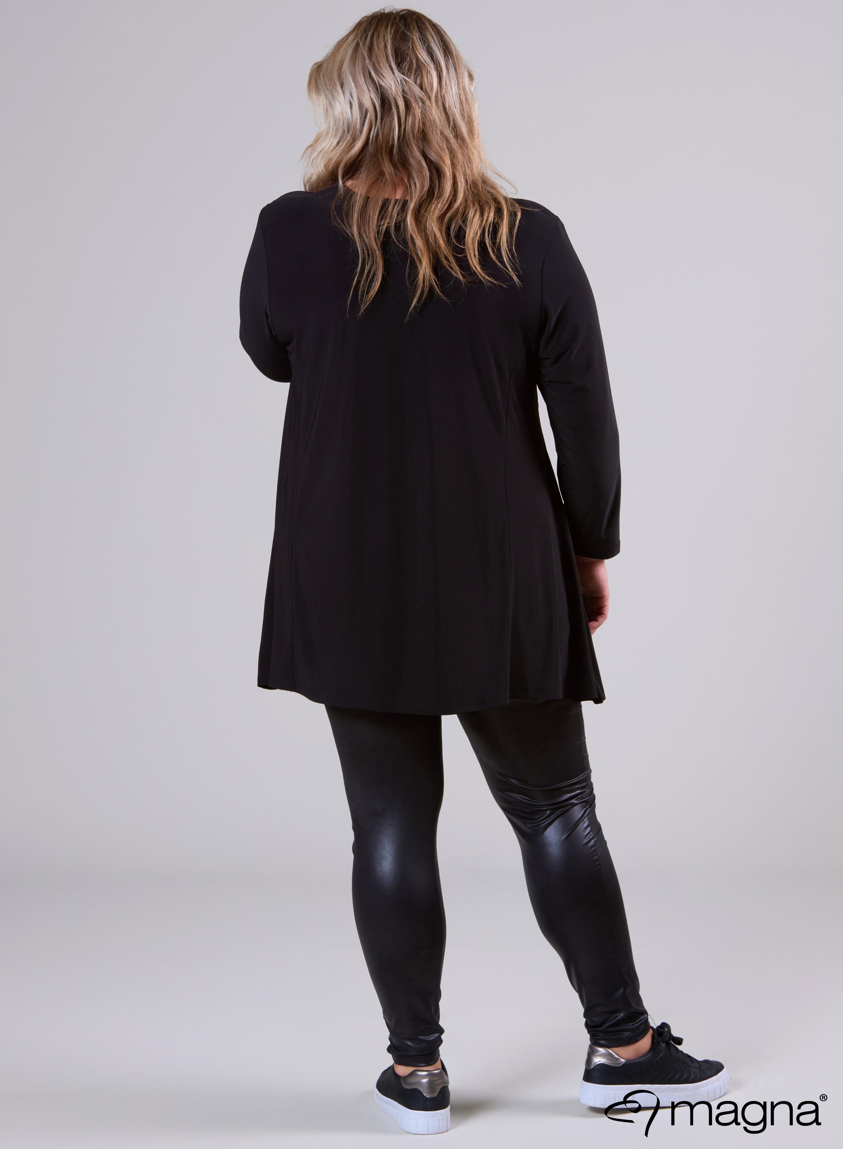 Magna Generous Pocket Tunic Black