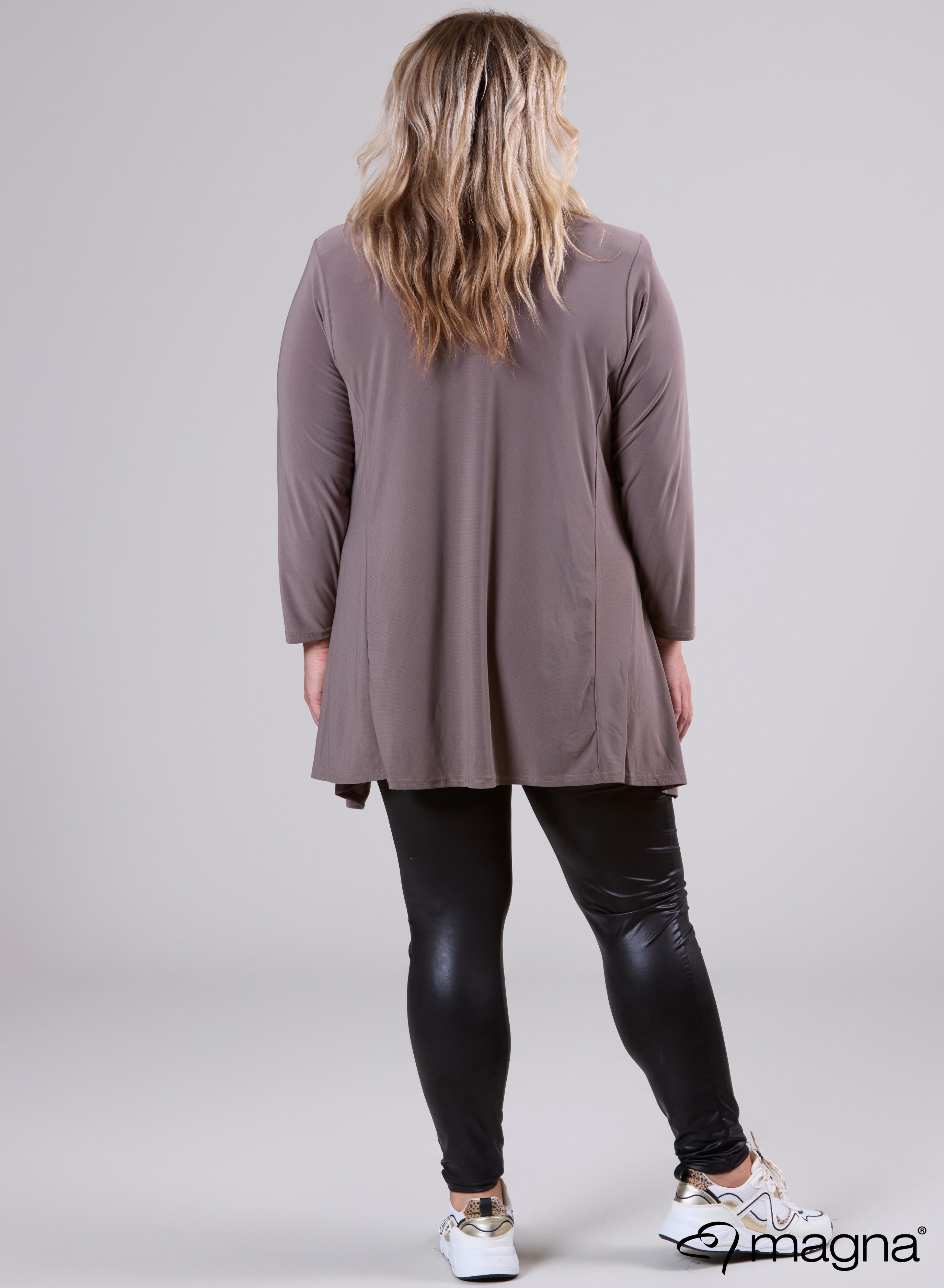 Magna Generous Pocket Tunic Taupe