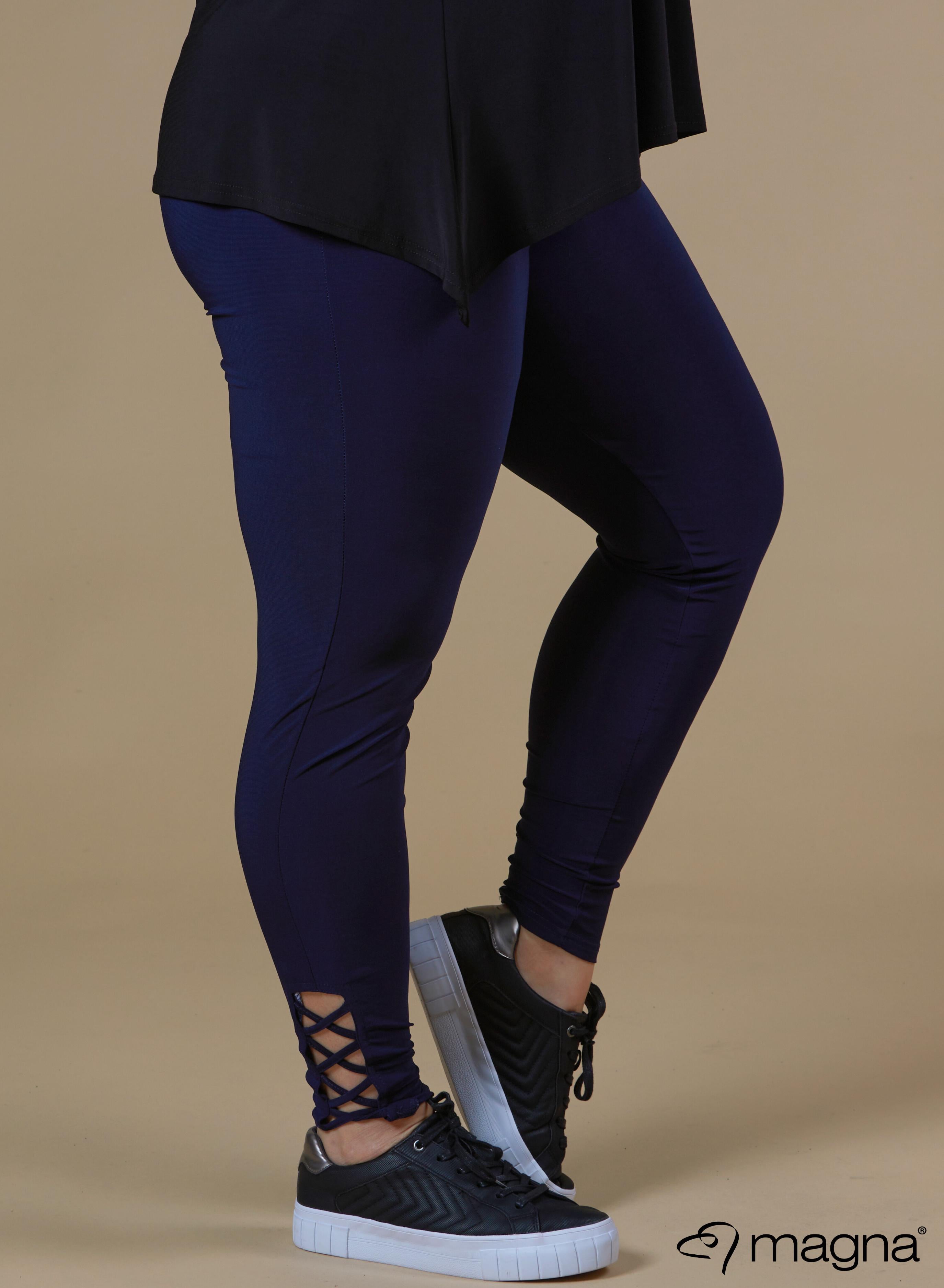 Magna X-Strap Legging Navy