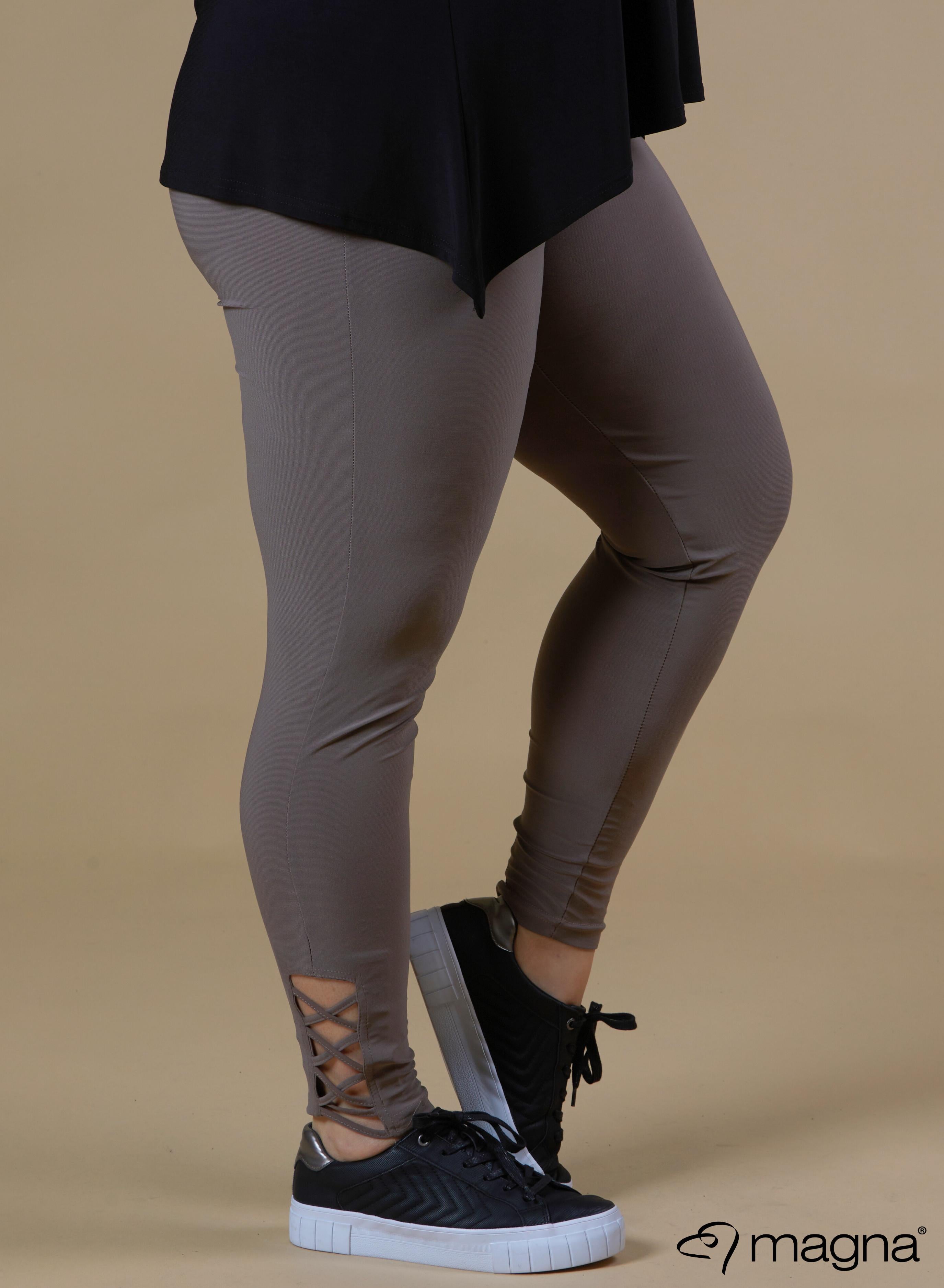 Magna X-Strap Legging Taupe