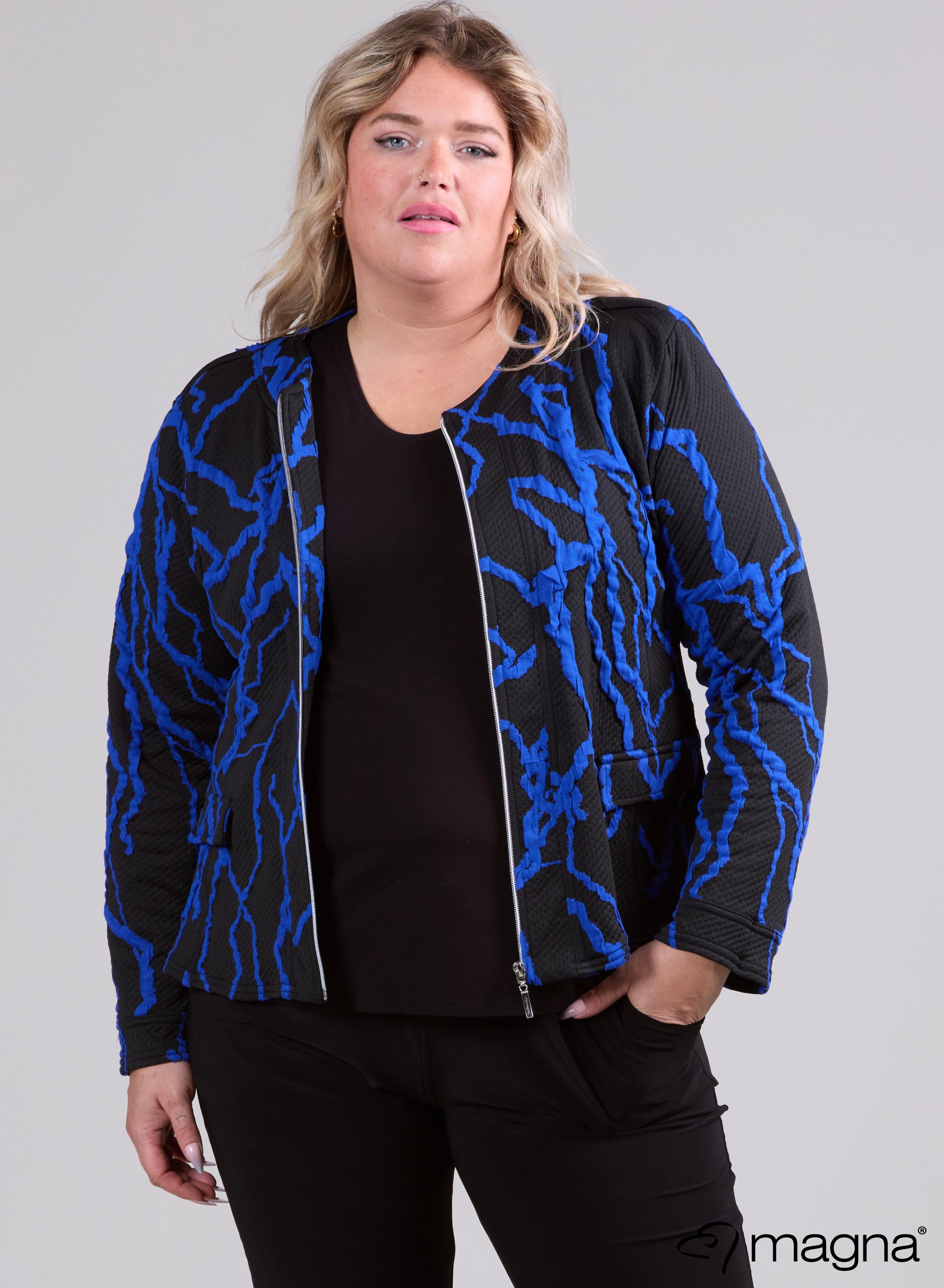 Magna Warm Textured Jacket Lightning Blue