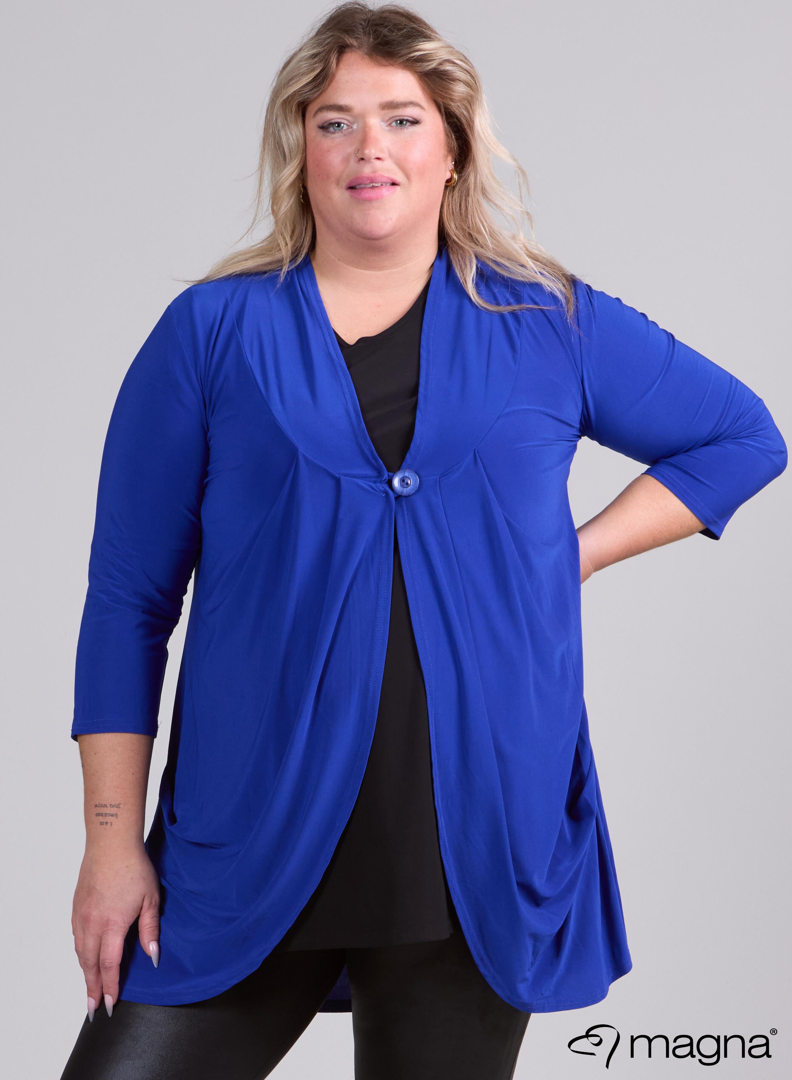 Magna Shaped Cardigan Royal Blue